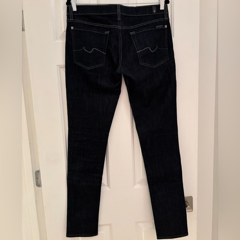 Y2K Low Rise! Vintage 7 For All Mankind Roxanne blue skinny jeans - 31” waist